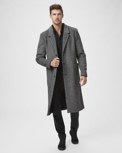 PAIGE Exclusive* Macdougal Long Coat - Black