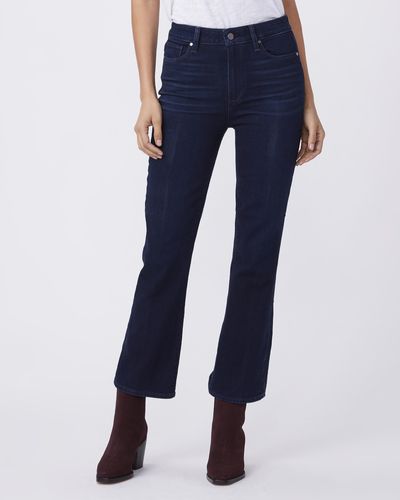 PAIGE Claudine Ankle Flare Jeans - Blue