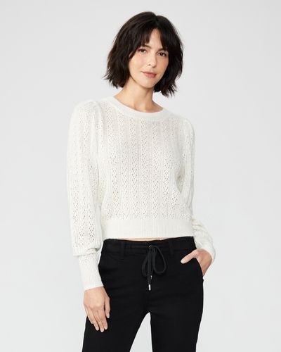 PAIGE Athena Sweater - White