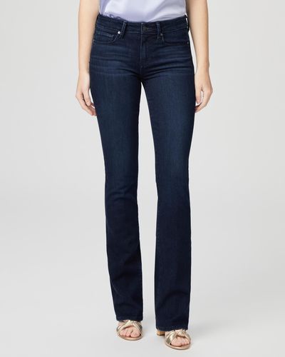 PAIGE Manhattan Boot Jeans - Blue