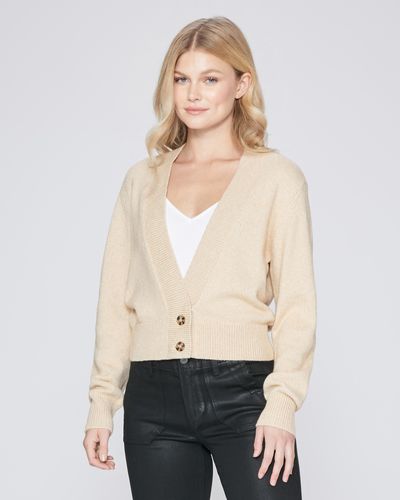 PAIGE Halley Cardigan Sweater - Natural