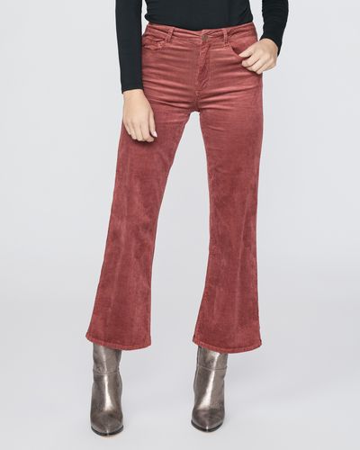 PAIGE Leenah Ankle Jeans - Red