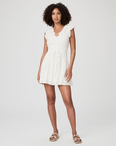 PAIGE Paradis Mini Dress - White