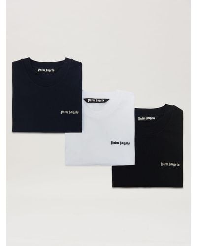 Palm Angels 3-pack Logo T-shirt - Black