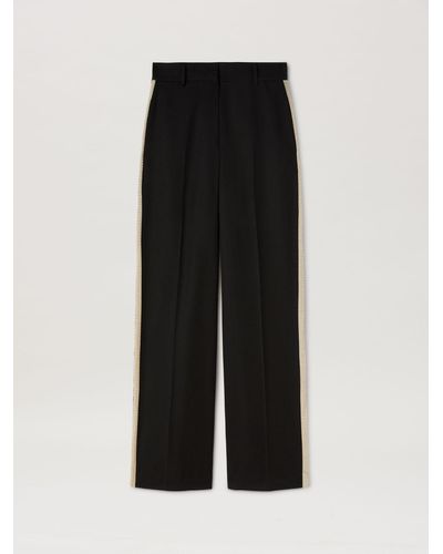 Palm Angels Knit Tape Suit Trousers - Black