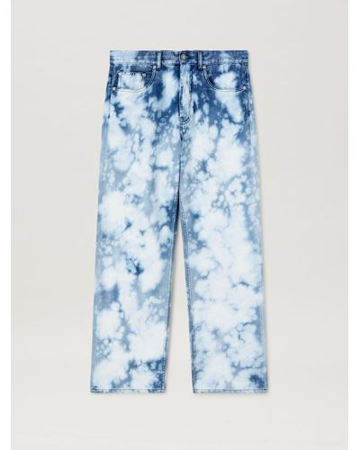 Palm Angels Summer Loose Jeans - Blue