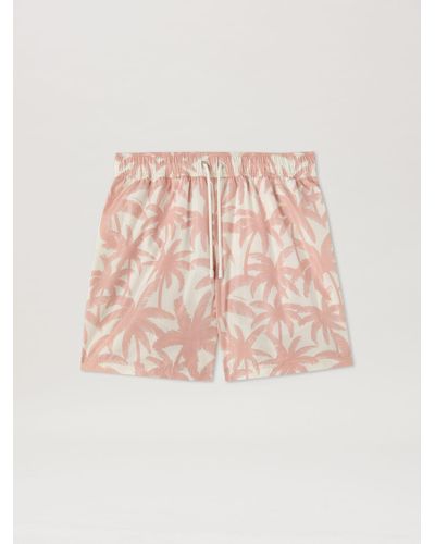 Palm Angels Palms Allover Swimshorts - Pink