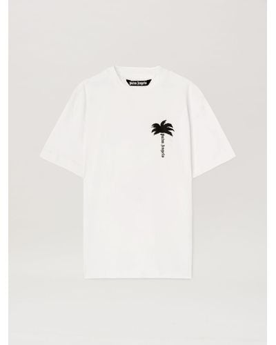 Palm Angels The Palm Back T-Shirt - Natural