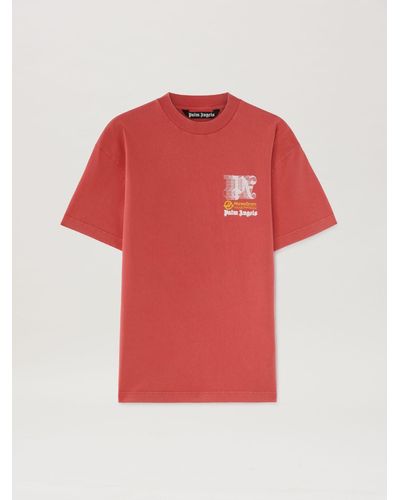 Palm Angels Shanghai T-shirt Moneygram Haas F1 Team - Red