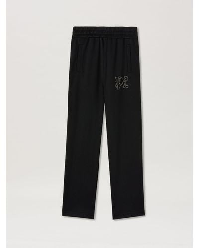 Palm Angels Milano Stud Track Trousers - Black