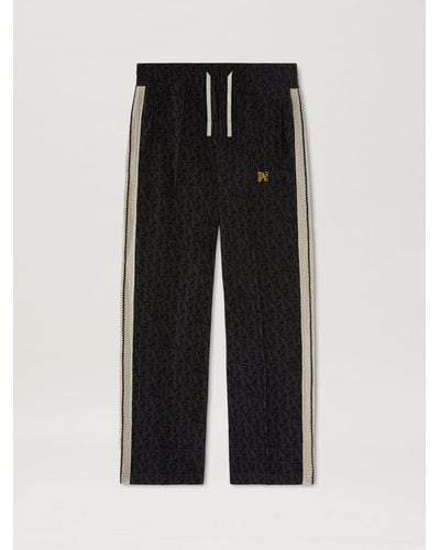 Palm Angels Trackpants With Dragon - Black