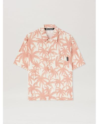 Palm Angels Palms Allover Shirt - Pink