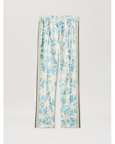 Palm Angels Palms Allover Track Pants - Blue