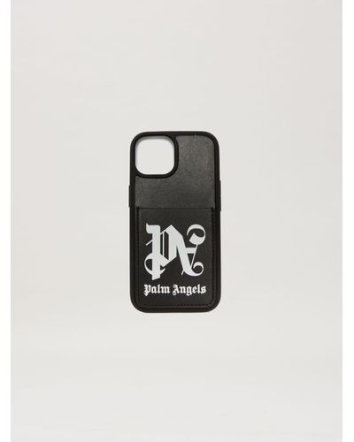 Palm Angels Monogram Iphone Case 15 Pro Max - White