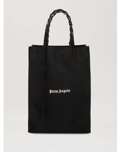 Palm Angels Logo-print Tote Bag - Black
