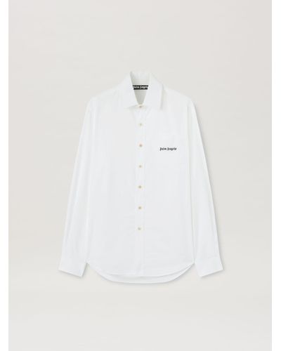 Palm Angels Logo Shirt - White