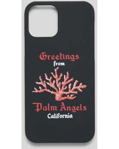 Palm Angels Coral Iphone 12/12 Pro Case - Black