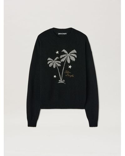 Palm Angels Palm Paris Sweater - Black