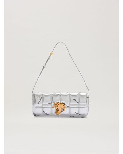 Palm Angels Bridge Shoulder Bag Quilt - White