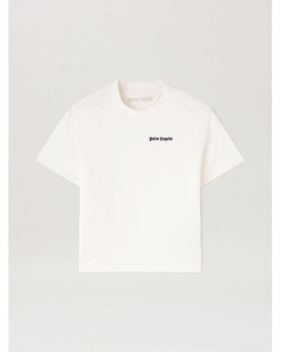 Palm Angels ロゴ Tシャツ - ナチュラル