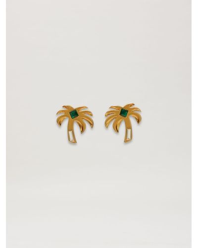 Palm Angels Palm ピアス - ホワイト