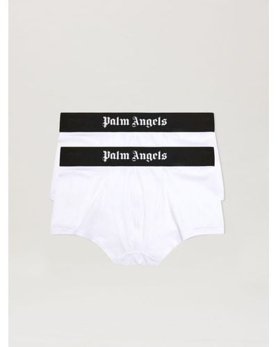 Palm Angels ロゴ ボクサーパンツ - ホワイト
