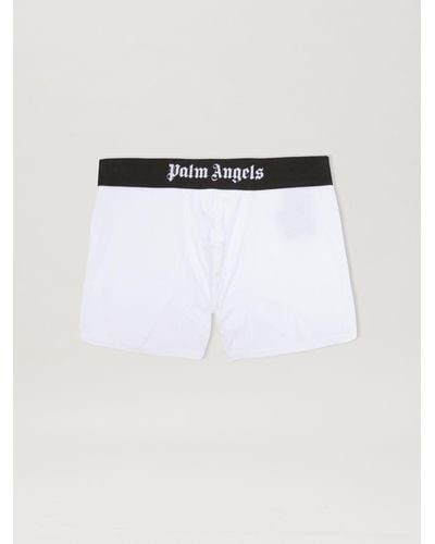 Palm Angels Classic Logo-waistband Boxers (set Of 2) - White