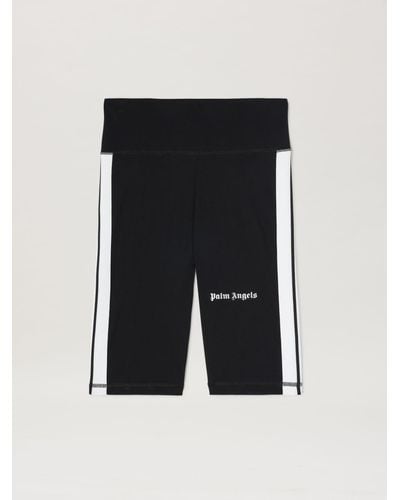 Palm Angels Training Track Cyclist Trousers - Black