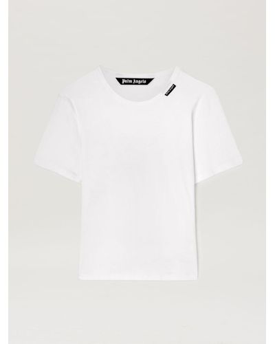 Palm Angels Essentials Logo T-shirt - White