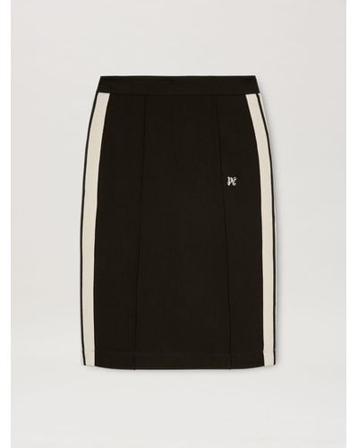 Palm Angels Monogram Skirt - Black