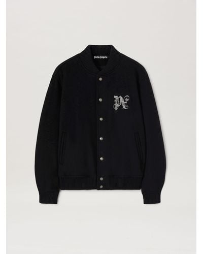 Palm Angels Monogram Varsity - Black