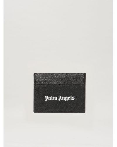 Palm Angels Gothic ロゴ カードケース - ホワイト
