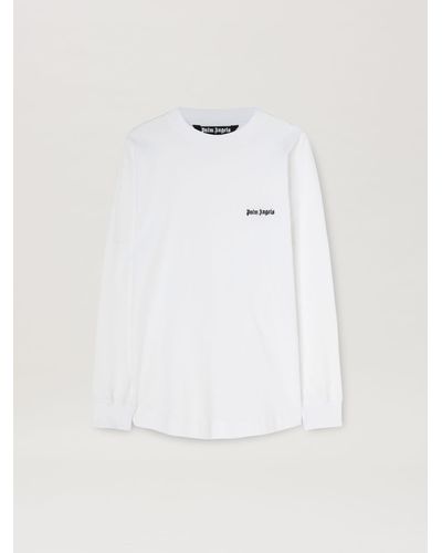 Palm Angels ロゴ ロングtシャツ - ホワイト