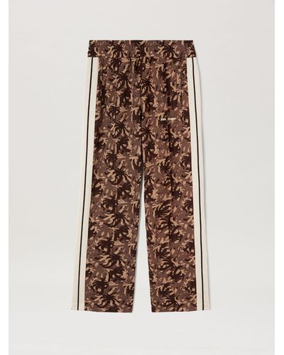 Palm Angels Camouflage Track Trousers - Brown