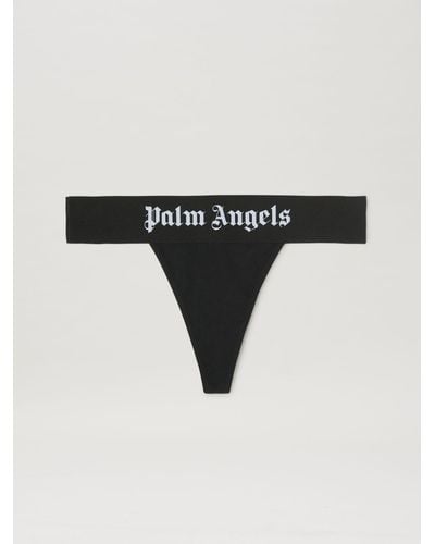 Palm Angels Classic Logo Thong - Black
