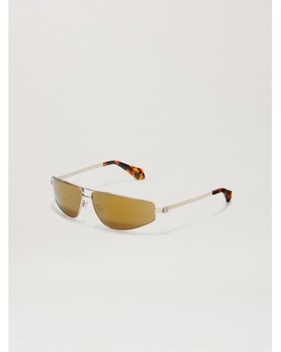 Palm Angels Clavey Sunglasses - Metallic