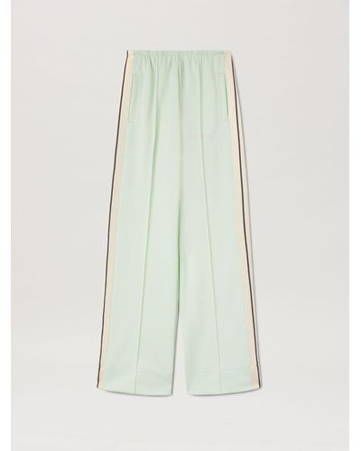 Palm Angels Logo Track Loose Trousers - Green