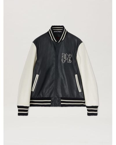 Palm Angels Monogram Classic Varsity - Blue