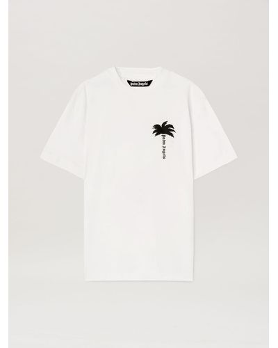Palm Angels The Palm Back T-shirt White - Natural