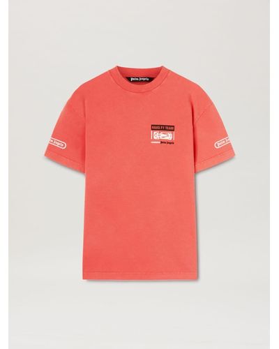 Palm Angels X Haas F1 Team Monza プリント Tシャツ - ピンク
