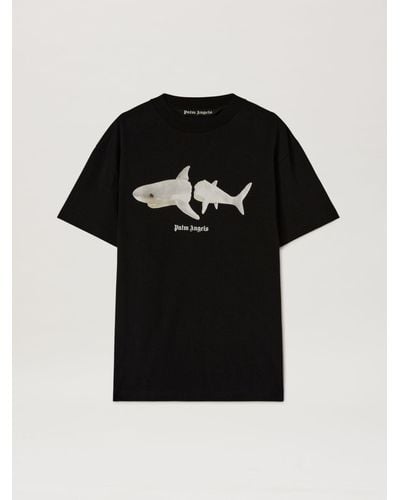 Palm Angels Shark Tシャツ - ブラック