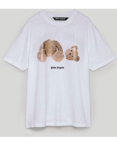 Palm Angels Bear Graphic T-shirt - White