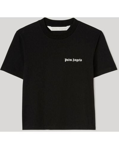 Palm Angels Classic Logo Fitted T-shirt - Black