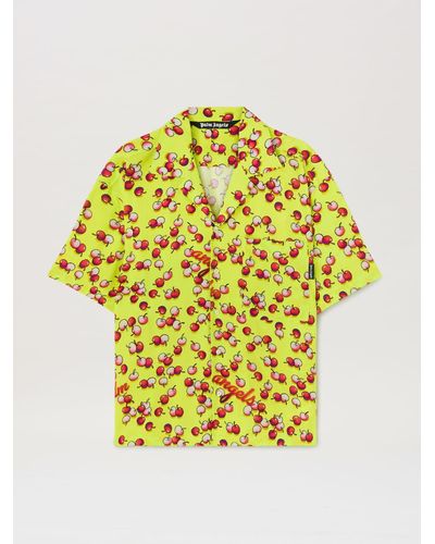 Palm Angels Cherries Shirt - Yellow