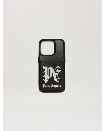Palm Angels Monogram Iphone Case 15 - White