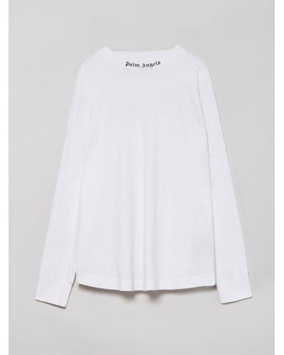 Palm Angels Doubled Logo T-shirt - White