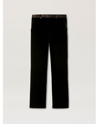Palm Angels Velvet Suit Trousers - Black