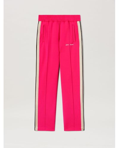 Palm Angels Logo Track Pants Fluo - Pink