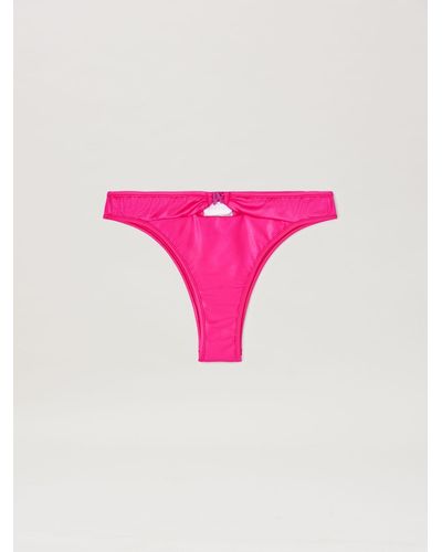 Palm Angels Monogram Plaque Bikini Slip - Pink