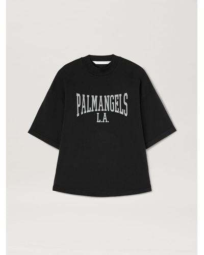 Palm Angels College T-Shirt - Black